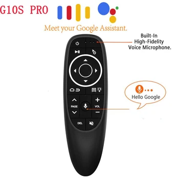 G10 G10S Pro Smart Air Mouse Google Voice Daljinski Upravljač 2,4 G Bežični Žiro IC Trening Za Android TV Box H96MAX X96 mini