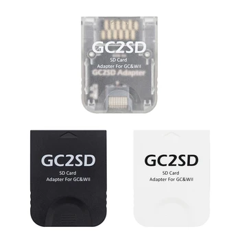 Adapter Kartice GC2SD Adapter memorijske Kartice za GameCubeWii Mirco SD Čitač Kartica, Zamjena Konzole