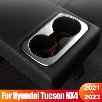 Za Hyundai Tucson NX4 2021 2022 2023 Hibridni N Line Sjedalica Stražnjeg Reda Držač Čaše Vode Poklopac Završiti Pribor Od Nehrđajućeg Čelika