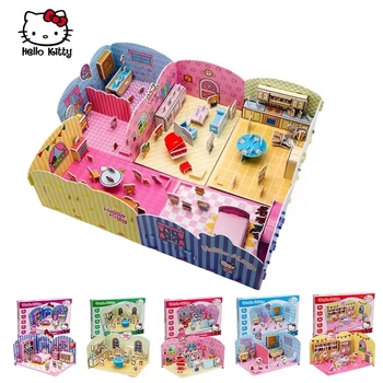 Kawaii Sanrio Pribor Zagonetka Hello Kittys Slatka Ljepota djeca Obrazovne Igračke Praktična Kreativnost Igračke za Djevojčice Poklon