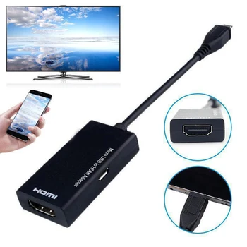 Tip C i Micro-USB Priključak-HDMI-kompatibilno Prijenosno Video Ženski Kabel Adapter za Smartphone Pad Tablet TV Box Pribor