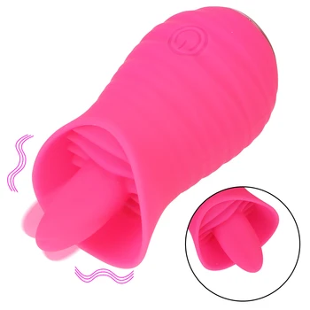 Seks-Igračke za Žene Stimulator Klitorisa Soft Vibrator Za Лизания Jezika Metak Vibrator Klitoris Bradavica Dojenče 10 Frekvencija