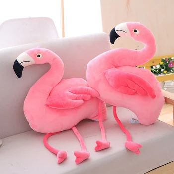 100 cm, Flamingo Pliš Igračke Punjene Ptice Mekana Lutka Pink Flamingo Vjenčani Dar Visoke Kvalitete Plišane Igračke Životinja Darove za Djevojčice