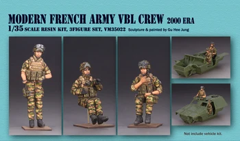 1/35 Suvremeni Francuski Army Posada vojnik igračka Smola Model Minijaturni Set u nesastavljeni Pločom