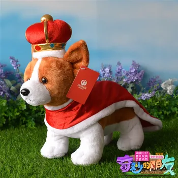 nova pliš igračku za вельш-Corgi, plemeniti crveni imperial crown, smeđa stoji pas, lutka oko 32 cm