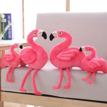 25 cm Flamingo Pliš Igračke Punjene Ptice Mekana Lutka Pink Flamingo Vjenčani Dar Visoke Kvalitete Plišane Igračke Životinja Darove za Djevojčice Djeca