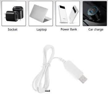1 m, 1,5 m, Bijela Univerzalni 90 Stupnjeva USB 5 do 12 U 5,5x2,1 mm Rastući kabel adapter Za WiFi-ruter, zvučnik, led kamere i mnogo drugog