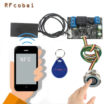 Naknada za upravljanje otiska prsta Mobilni Telefon NFC Индукционное Releja Matična ploča IC 13,56 Mhz kontroler pristupa DC12-120v