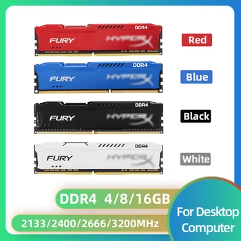 Hyperx Memoria 4 GB 8 GB 16 GB 2133 Mhz, 2400 Mhz 2666 Mhz 3200 Mhz Igra memorija DIMM modula DDR4 PC4-21300 25600 19200 memorija 1,2 288 kontakata