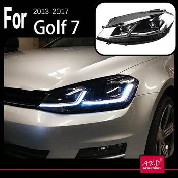 AKD-Dogovor model automobila Za Golk7 Golf 7 MK7 2013-2017 Glavobolje lampe led ili xenon svjetla Led Dual Projektor Face lift