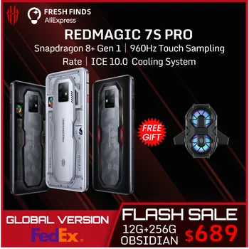 Globalna verzija Nubia RedMagic 7S Pro Gaming telefon Svjetska premijera smartphone 6,8 