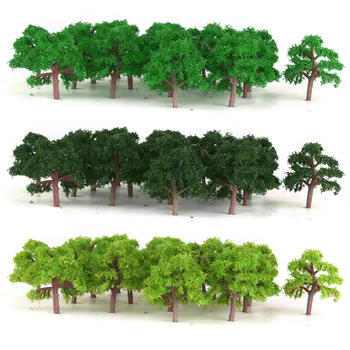 Razmjera model vlaka Veličine 25x Z Drveće Izgled Ulice Vrt Krajolik Diorama za ratne Igre