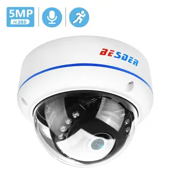 BESDER H. 265 5MP 3MP 2MP HD IP Kamera za video Nadzor Audio vandal dokaz IR Noćni Dome Kamere Sigurnosti Xmeye P2P video Nadzor