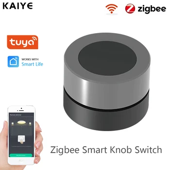 Zigbee Smart Knob Switch Bežični Gumb za Prebacivanje Scena Program Tuya Daljinski Upravljač Scenarij Kućne Automatizacije Radi sa Smart Life
