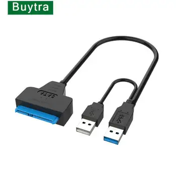 1 kom. kabel adapter SATA na USB 3.0/2.0 do 6 Gb/s 7 + 15/22 pin Za podršku 2,5-inčni vanjski SSD HDD Tvrdi disk Sata-III SATA3