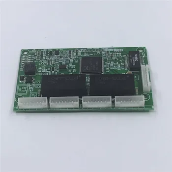 OEM PBC 4-port Gigabit Ethernet Preklopnik s 4-pinskim prekidač OME 10/100/1000 m Hub način pinski konektor za napajanje tiskanih pločica OEM navojni otvor PCBA