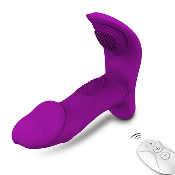 Donje Rublje Bežični Dildo Vibrator Za Žene Stimulacija Klitorisa Gaćice Vibratori Daljinsko Upravljanje Seks igračaka za Odrasle Parove