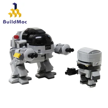 Buildmoc Film Робокоп Roboti Mehanički Mecha MOC Skup sastavnih Blokova Setove Igračaka za Djecu za Dječji Pokloni Igračku Robot 439 Kom. Cigle