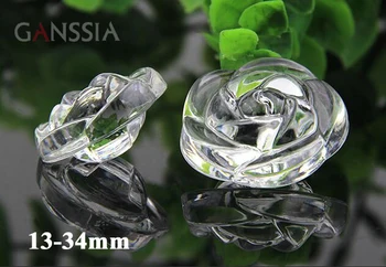 20 kom./lot Veličina: 13-34 mm Fin modnih gumbi s kristalima i ružama, prozirne nakit, pribor za odjeću (SS-944)