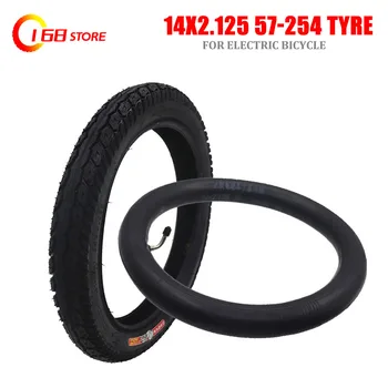 14x2.125 57-254 unutarnja cijev gume za 14-inčni Jednog pneumatske ručne guma 14x 2.125 Električna biciklistička guma