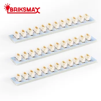 BriksMax Led Svjetiljke Pribor Za navijače DIY 3 kom./pak. 0,8 mm 2-pinski sučelje Naknada za Proširenje Kompatibilan Sa Modelima Blokova