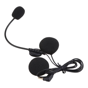 Mikrofon Zvučnik Soft Kabel Slušalice dodatna oprema za Moto Kacige Interfon Uređaj Interfon Rad s Bilo kojim priključkom od 3,5 mm