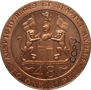 1794 Indija-Kopija 31 mm britanske kovanice u 1/48 rupija