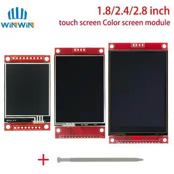 1.8/2.4/2.8 -inčni TFT LCD zaslon osjetljiv na dodir zaslon u boji modul full color LCD Modul za Sučelje SPI 128*160 240*320 Za Arduino