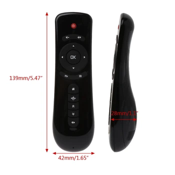 Mini Fly Air Mouse T2 2,4 G Bežična Tipkovnica za Android Daljinski Upravljač, 3D Sense Motion Stick Za Smart TV Box Daljinski Upravljač