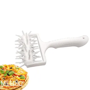 1 alat za pečenje višenamjenski igličasti valjak za pizzu bušilica za pizzu igličasti valjak za tijesto i peciva tegljač plastične mreže