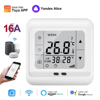 CBE Tuya Pametan Wifi Termostat Električno Grijanje Vode, Grijanje i kontrola Temperature za podno Rad za Alice Alexa Google Home