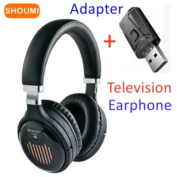 Bežične Slušalice Shoumi, Velike Slušalice, Bluetooth Slušalice sa Tv Adapterom, Slušalice sa Mikrofonom za Telefone XiaoMi Samsung TV