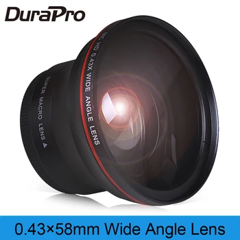 58 mm 0.43 x Profesionalni HD Širokokutni objektiv (s макросъемкой) za Canon EOS 750D 760D 650D 600D 500D i 550D 450D 400D 350D 300D 7D