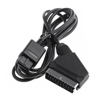 1,8 M, A/V TV-Video, RGB Kabel Euro Scart Priključak Igra Kabel Kabel Za SNES, Nintendo Gamecube i N64 Konzole