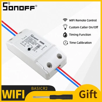 Sonoff Basic R2 Sonoff Prekidač za Wi-Fi Bežičnu DIY Modul za Daljinsko Uključivanje/Isključivanje Sinkronizacije Za Automatizaciju Pametne Kuće Radi Alexa