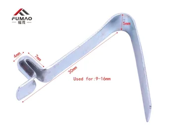 Izrada Kina dobavljač opružne stezaljke zatvarači, opruga gumb koristi se za cijevi 9-16 mm