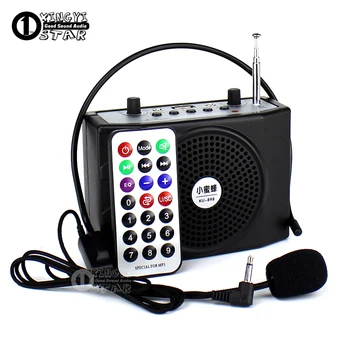 Vanjski Megafon Portable Pojačalo Snage Mini-USB Zvučnik, TF Kartica FM Radio MP3 Music Player Zvučnik i Slušalice i Mikrofon