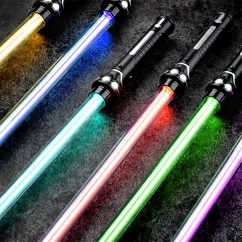 Novi RGB Svjetlosni Mač, Laserski Mač, Igračke, Svjetlosni Mač, 7 Boja, Promjena, Dječji Zvučne Efekte, Snaga, FX, FOC, Blaster, Igračke, Jedi, Laserski Mač, Pokloni