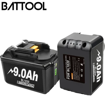 BATTOOL Zamjenjiva Baterija Li-ion 18 9000 mah Za Makita BL1830 BL1830B BL1815 BL1820 BL1815 BL1815N BL1820 Uređaja Baterija