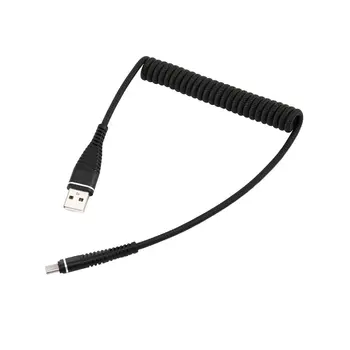 Spiralni Produžni kabel Type-c za muškarce, Kabel za Sinkronizaciju Podataka, Punjač, Kabel Za Punjenje USB-C, usb Kabel, Tip C, Растянутая Spiralne Opruge za Samsung