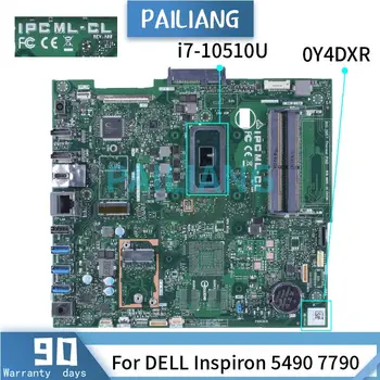 Za DELL Inspiron 5490 7790 i7-10510U Univerzalni matična ploča 0Y4DXR IPCML-CL SRGKW DDR4 AIO Matična ploča
