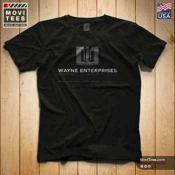 T-shirt Wayne Enterprises od 100% pamuka Dark Knight Rises, Inspirirana Кристианом Бейлом 2019, t-Shirt Unisex
