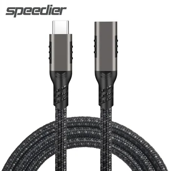 Produžni kabel, USB 3.2 Type C-C, USB-C 3.2 Gen2 10 Gbit/s za spajanje na USB C Audio-video adapter TB3 Kabel za sinkronizaciju podataka E-Marker