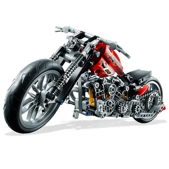 Gradski Auto Utrke, moto je Gradbeni Blok Tehnički Auto moto Cigle Igračke Za Djecu, Poklone stručni Automobil