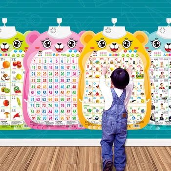 Pinyin zidni chart zvuk e-slikarstvo učenje obrazovanje djeteta rano obrazovanje abeceda point čitanje dječja igračka girl