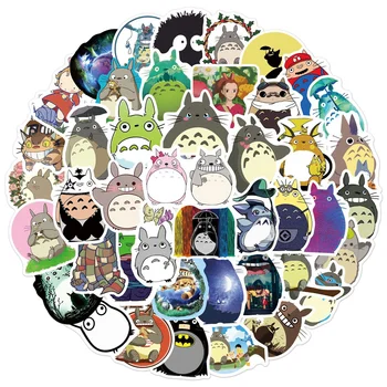 10/30/50 kom. Hayao Miyazaki Totoro Anime Grafiti Vodootporne Naljepnice Kreativni Trend Nakit Hladnjak Skateboard Prodaja na Veliko