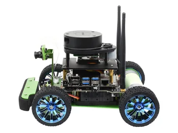 JetRacer Profesionalna verzija ROS AI Kit, robot sa dva kontrolera AI, лидарное prikaz, snimanje gledišta pomoću USB veze