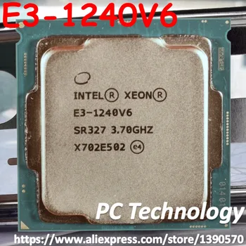 Originalni procesor Intel Xeon E3-1240V6 3,70 Ghz 8 M LGA1151 E3-1240 V6 Quad Stolni procesor E3 1240V6 Besplatna dostava E3 1240 V6