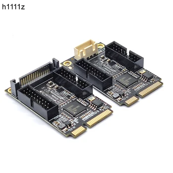 Mini PCIE USB 3 Kontroler Adapter 4 Port USB 3.0 Naknada za Proširenje Kartica Hub Multiplikator Double 20 kontakata Naslov za Prednje Ustaje