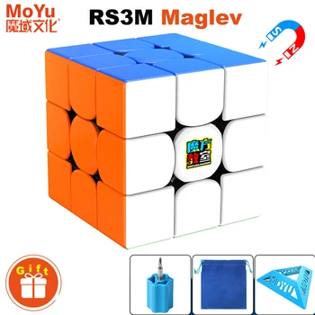 MOYU 2021 RS3M na magnetski Remen 3x3x3 2020 Magnetski Čarobna Kocka Stručni 3×3 3x3 Autocesta Puzzle Rubik Dječje Igračke-Непоседы Cubo Magico